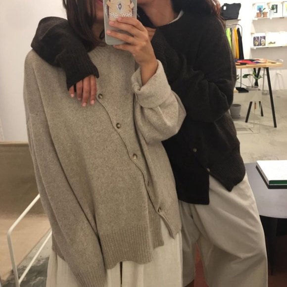 ~ISO~ Monica Cordera Crossed Front Cardigan (AW19) - Picture 2 of 6